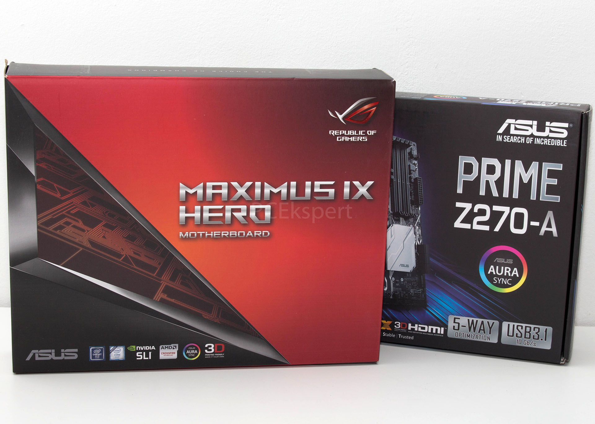 ASUS Maximus IX Hero & PRIME Z270-A recenzija