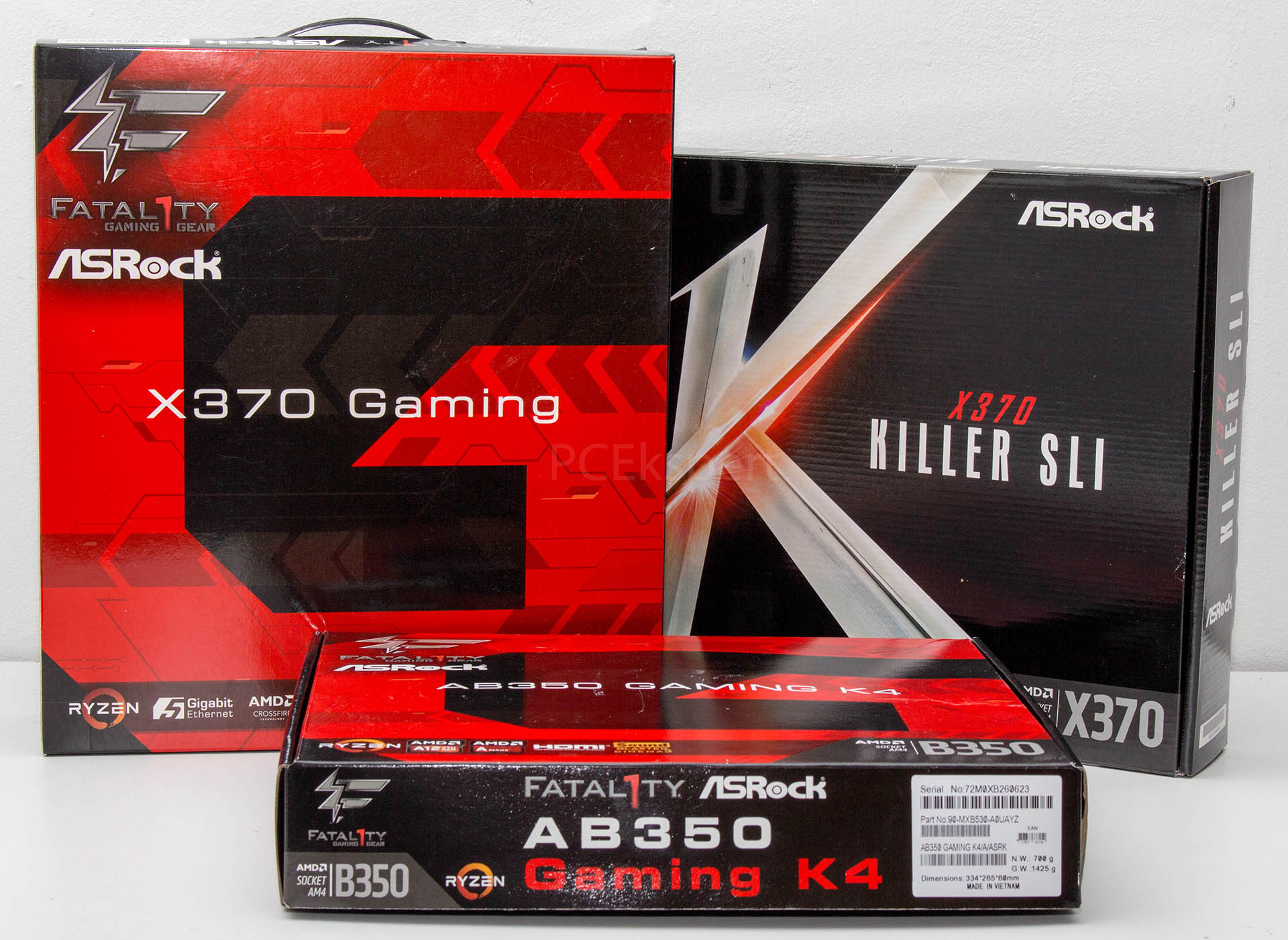 ASRock Fatal1ty X370 Gaming, X370 Killer SLI & Fatal1ty AB350 Gaming K4 recenzija