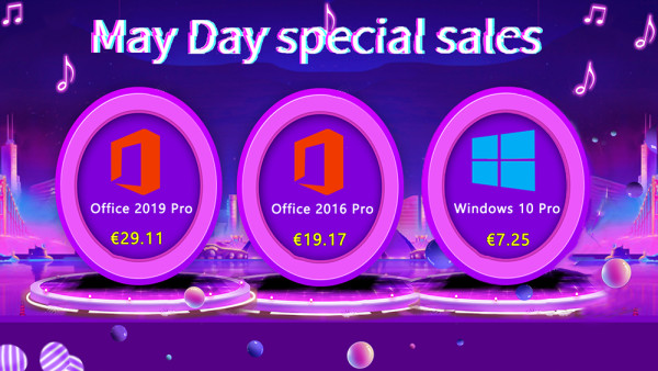 Specijalna prvosvibanjska rasprodaja – Windowsi 10 Pro za 7,25 €, a Office 2019 Pro za 29,11 €