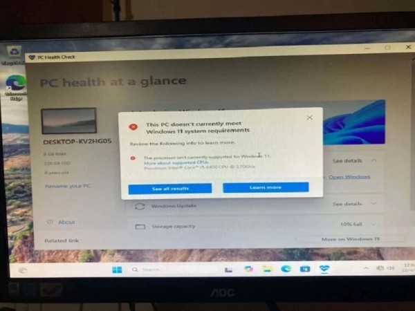 Windows 11 može se instalirati na vrlo stara računala, ali postoji kvaka _2