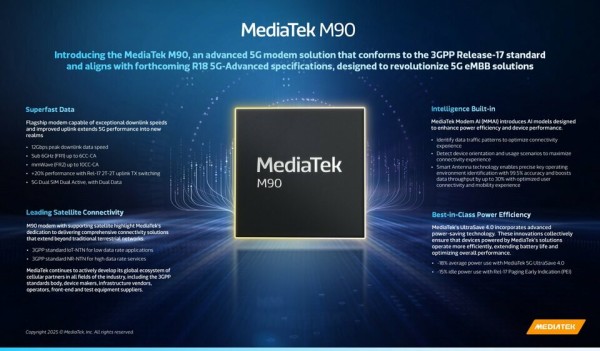 MediaTek predstavlja 5G-Advanced M90 modem (2)