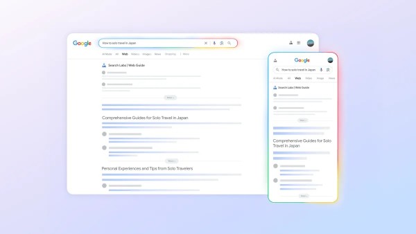 Google uvodi Web Guide