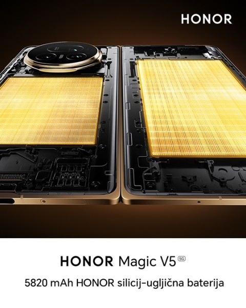 HONOR Magic V5 5820 mAh silicij-ugljična baterija