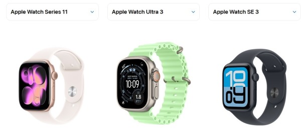 Apple Watch linija Ultra 3, SE 3 i Series 11