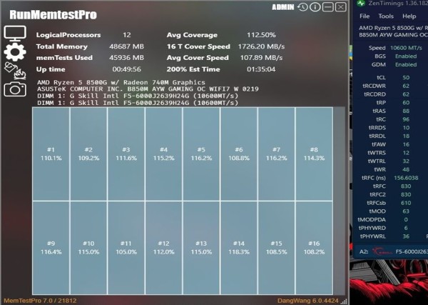 G.Skill je pokazao ekstremni DDR5 overclocking bez ekstremnog hlađenja - 48 GB je dovedeno na 10.600 MHz_1