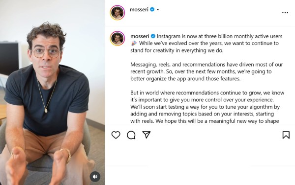 Instagram se sve više okreće kratkim videozapisima (Reels) i privatnim porukama (DMs)_1