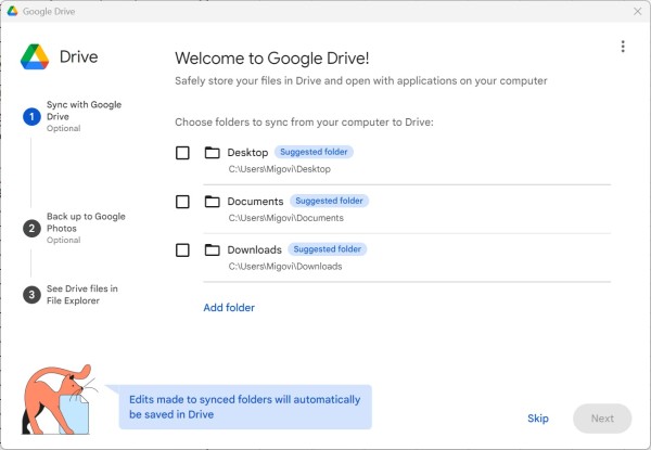Kako automatski sinkronizirati nove datoteke iz sustava Windows 11 na Google disk_2