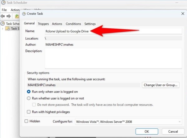 Kako automatski sinkronizirati nove datoteke iz sustava Windows 11 na Google disk_5