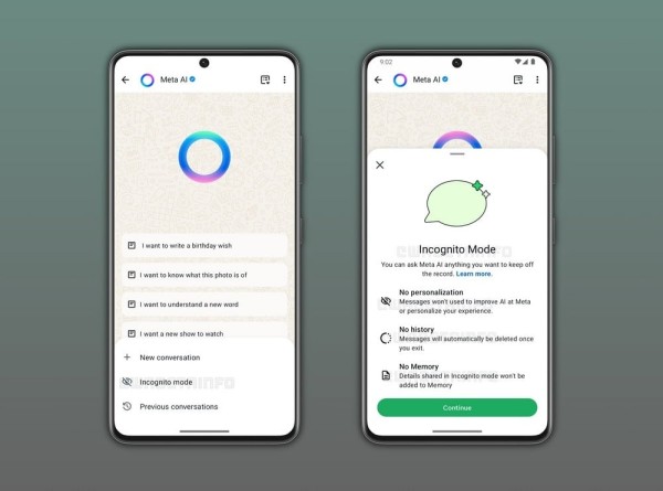 WhatsApp uvodi anonimni način radan privatniji razgovori s AI bez traga_1